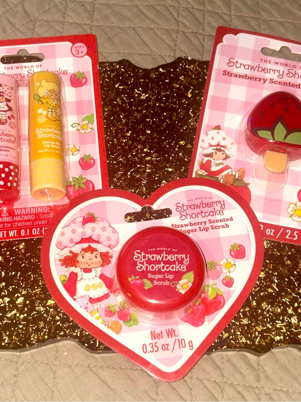 Strawberry Shortcake Strawberry Scented Sugar Lip Scrub - Pink